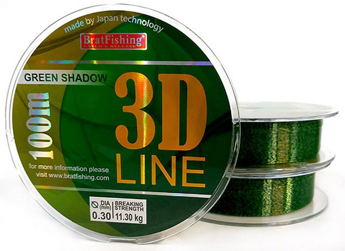 3D GREEN SHADOW LINE 100 m 0.14 mm