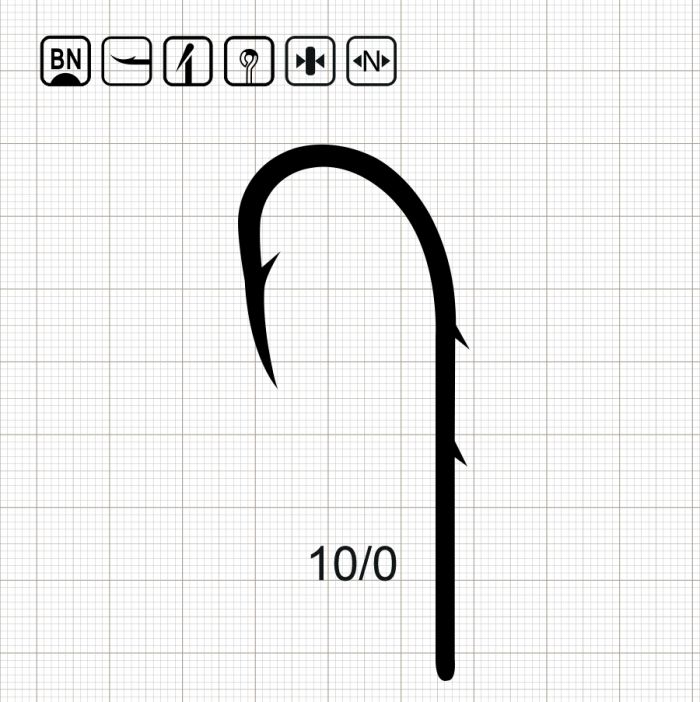 SCORPION BAITHOLDER 10/0 BN / 10 шт.