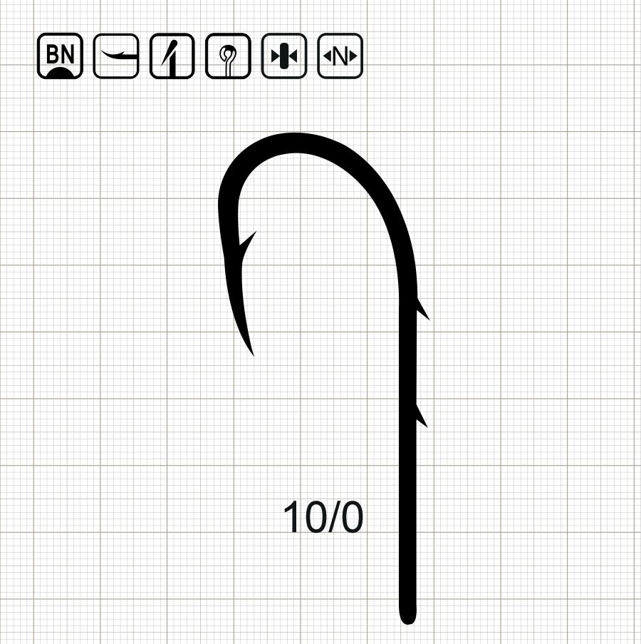 SCORPION BAITHOLDER 10/0 BN / 10 шт.