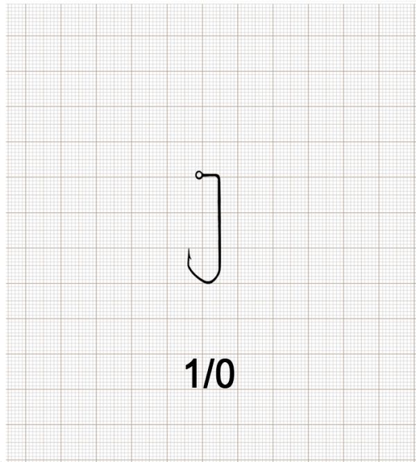 BARBARIAN JIG 1/0 N / 1000 шт.