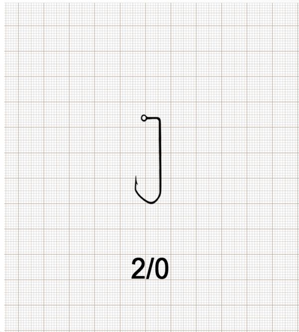 BARBARIAN JIG 2/0 N / 1000 шт.