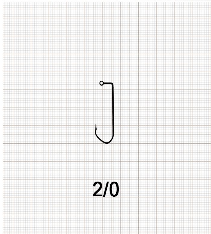 BARBARIAN JIG 2/0 N / 1000 шт.