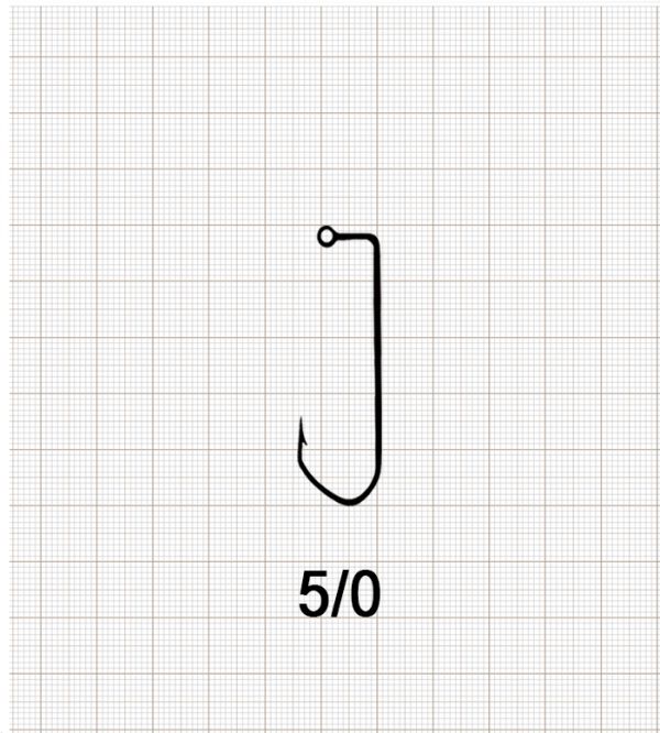 BARBARIAN JIG 5/0 N / 1000 шт.