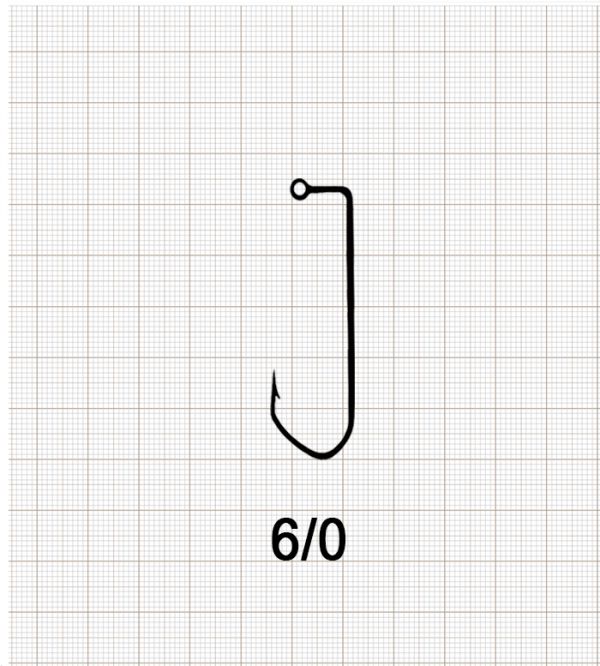 BARBARIAN JIG 6/0 N / 1000 шт.