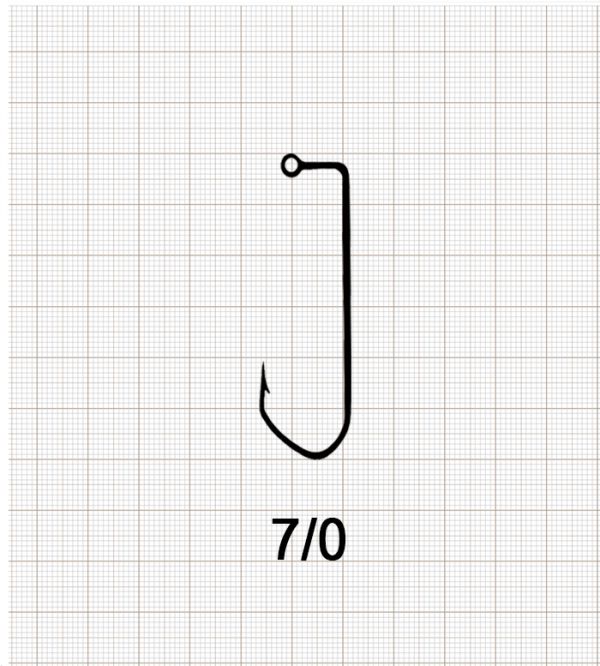 BARBARIAN JIG 7/0 N / 1000 шт.