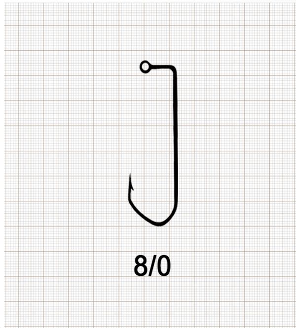 BARBARIAN JIG 8/0 N / 1000 шт.