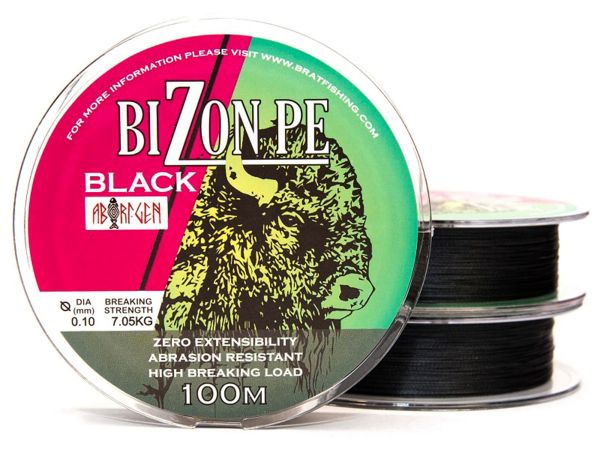 BIZON PE BLACK 100 m 0.06 mm