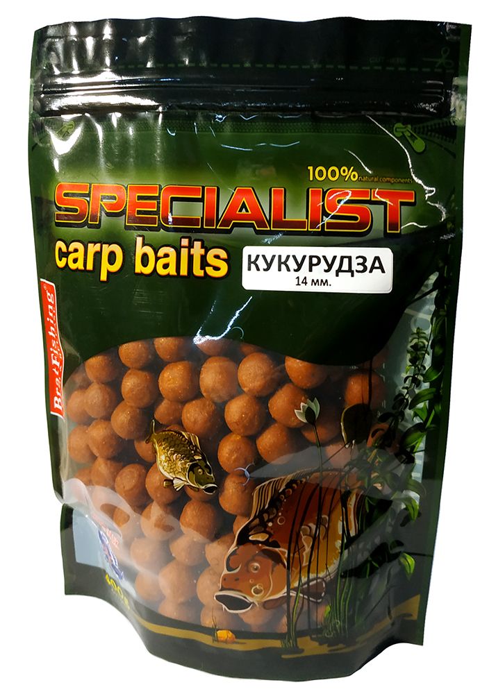 Бойл насадочний "SPECIALIST" КУКУРУДЗА, 14 мм, 400 г.