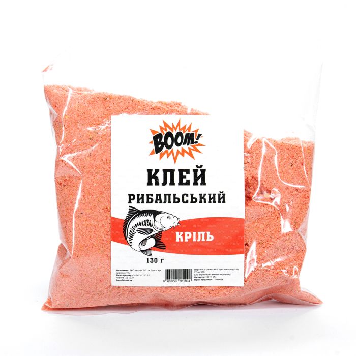 BOOM! Клей рибальський, Криль, 130 г.