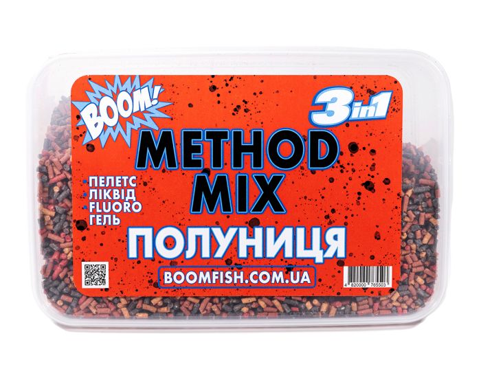 BOOM! Метод МІХ (3 в 1), Полуниця