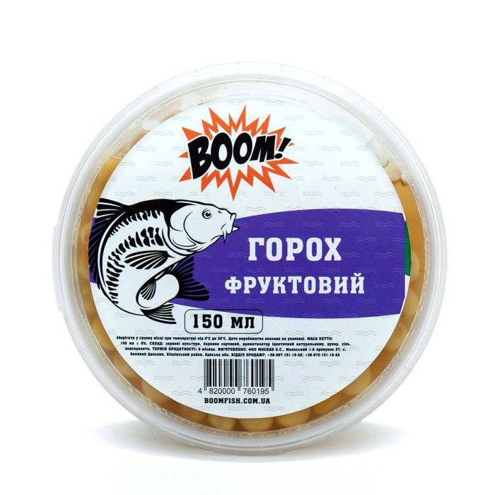 BOOM! Наживка Горох, Фруктовий, 150 мл.