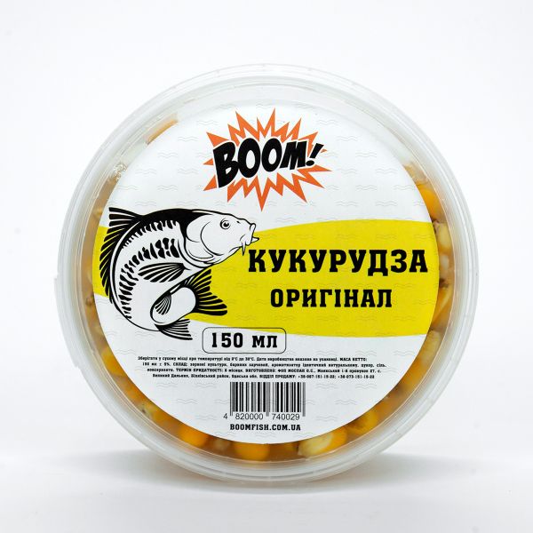 BOOM! Наживка Кукурудза, Оригінал, 150 мл.