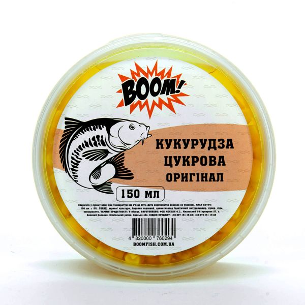 BOOM! Наживка Цукрова Кукурудза, Оригінал, 150 мл.