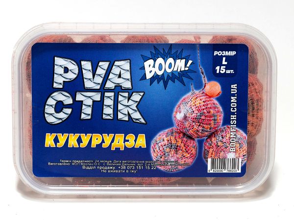 BOOM! PVA Стік L, Кукурудза (15 шт.)