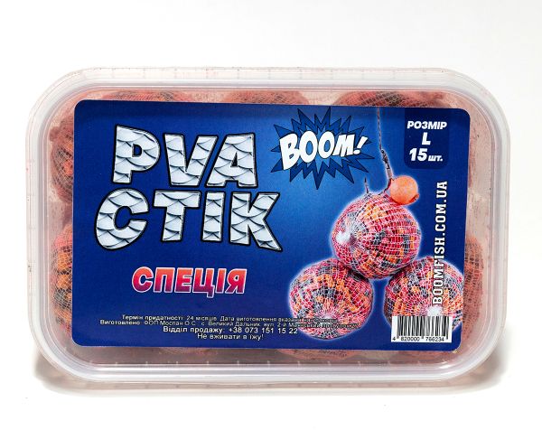 BOOM! PVA Стік L, Спеція (15 шт.)
