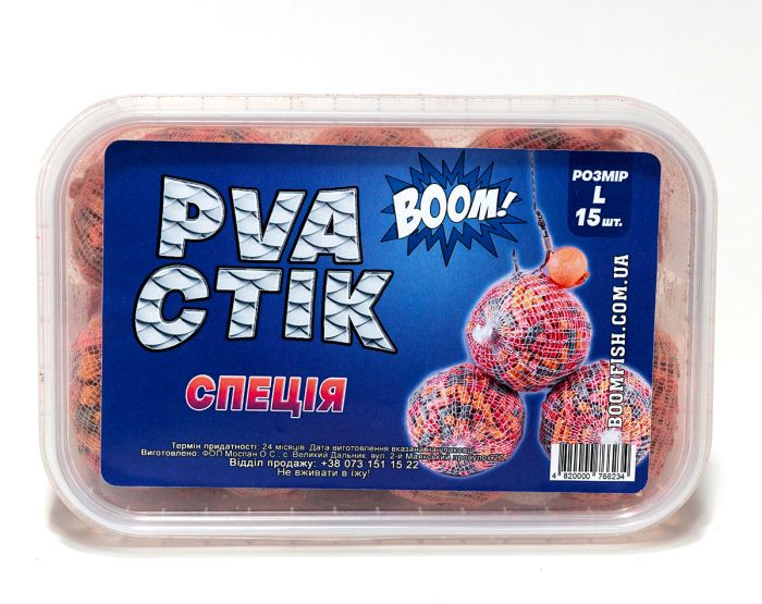 BOOM! PVA Стік L, Спеція (15 шт.)