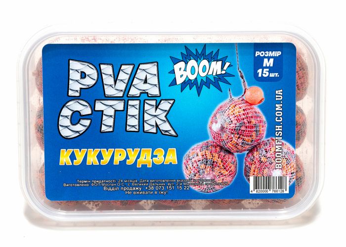 BOOM! PVA Стік M, Кукурудза (15 шт.)