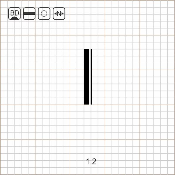 BRASS TUBE  1.2 mm BD / 10 шт.