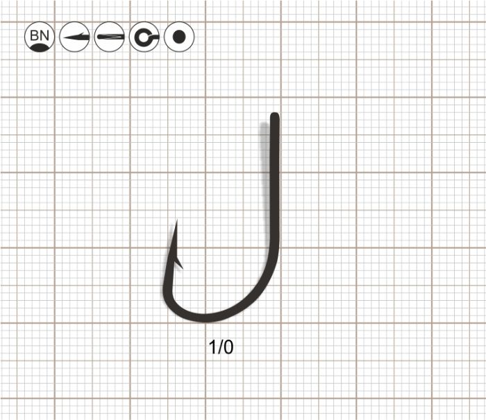 SCORPION CARP - 01, 1/0 BN / 10 шт.