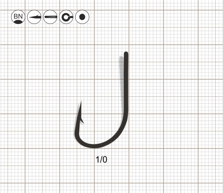 SCORPION CARP - 01, 1/0 BN / 10 шт.