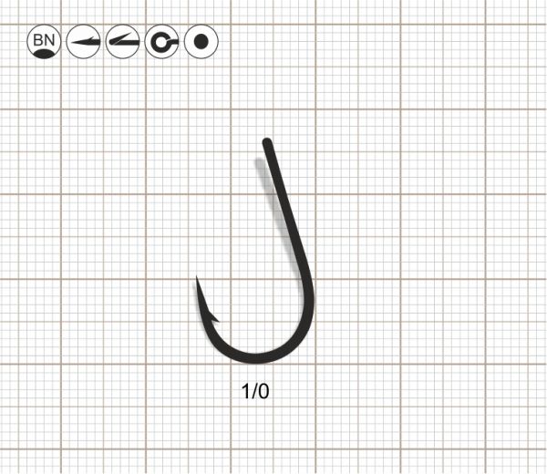 SCORPION CARP - 10, 1/0 BN / 10 шт.