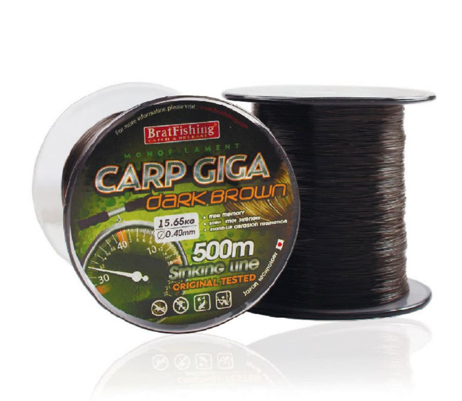 CARP GIGA - DARK BROWN 500 m 0.27 mm