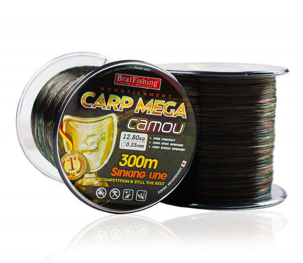 CARP MEGA - CAMOU 300 m 0.18 mm