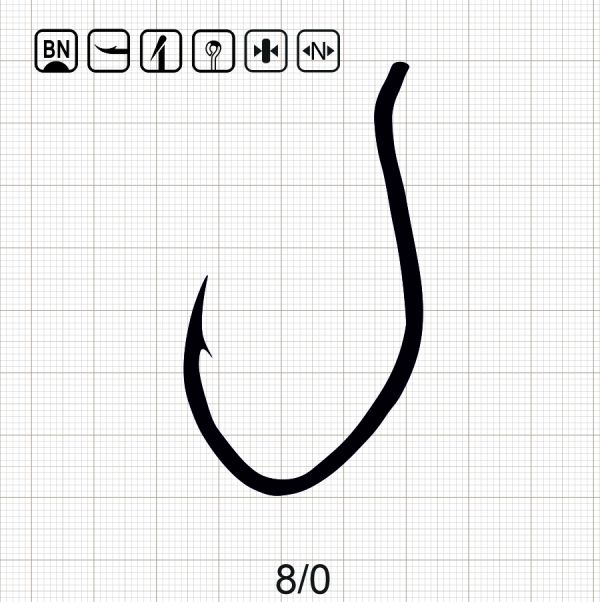 SCORPION CATFISH 8/0 BN / 10 шт.