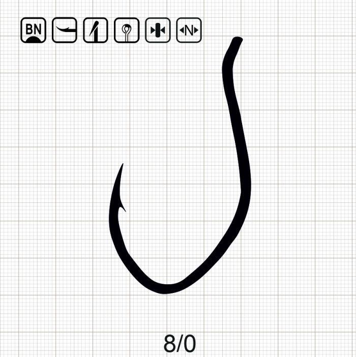 SCORPION CATFISH 8/0 BN / 10 шт.