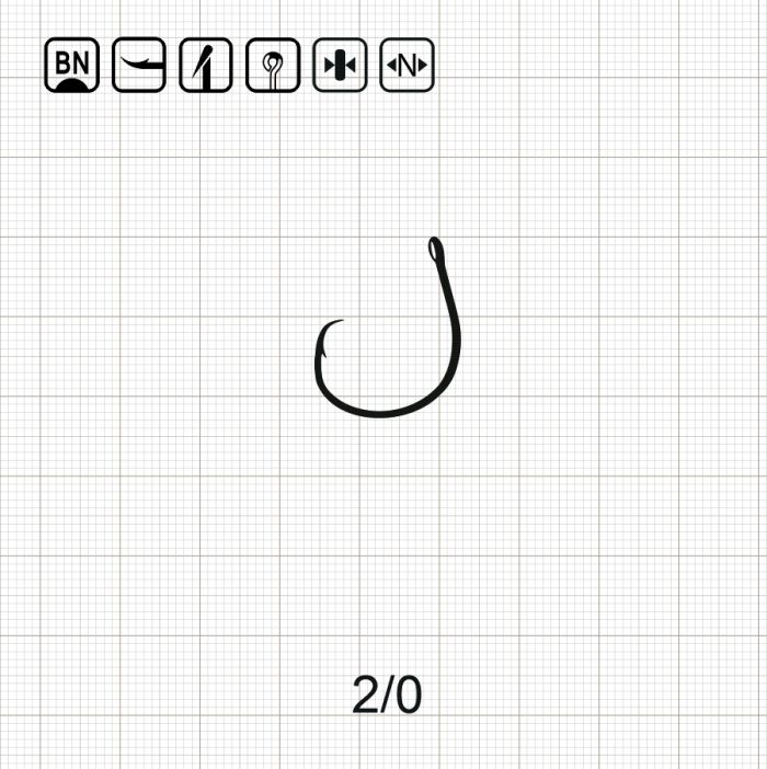 SCORPION CIRCLE WIDE GAPE 2/0 BN / 10шт.