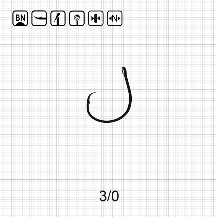SCORPION CIRCLE WIDE GAPE 3/0 BN / 10шт.