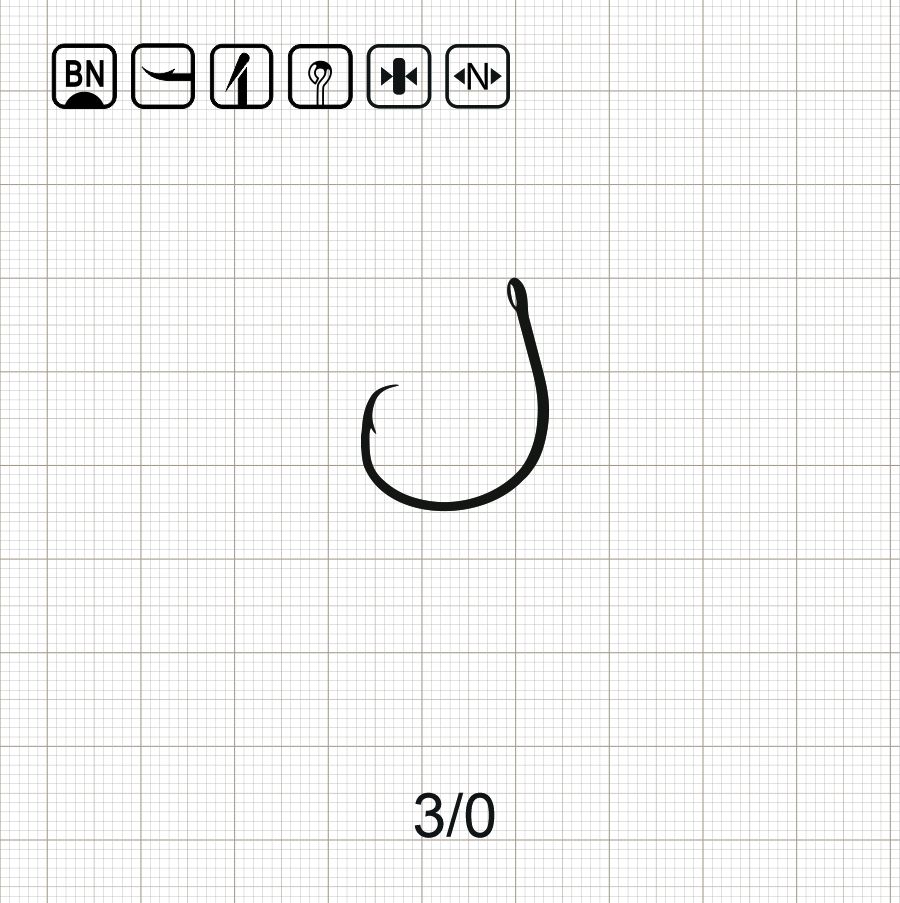 SCORPION CIRCLE WIDE GAPE 3/0 BN / 10шт.