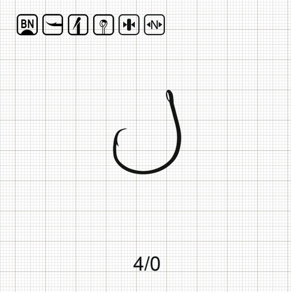 SCORPION CIRCLE WIDE GAPE 4/0 BN / 10шт.
