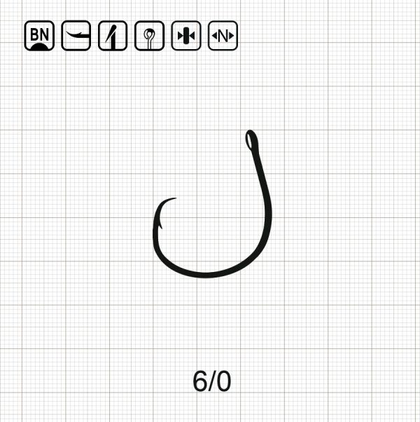 SCORPION CIRCLE WIDE GAPE 6/0 BN / 10шт.