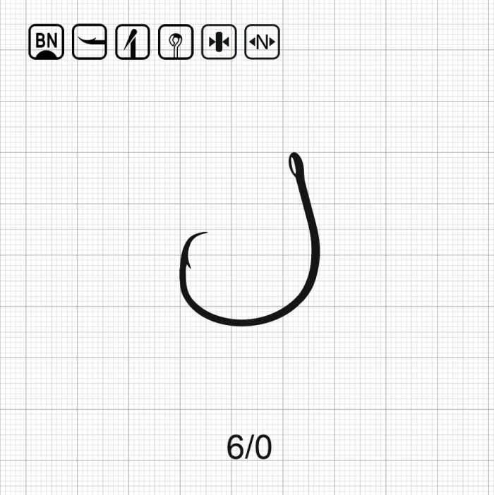 SCORPION CIRCLE WIDE GAPE 6/0 BN / 10шт.