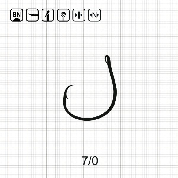 SCORPION CIRCLE WIDE GAPE 7/0 BN / 10шт.