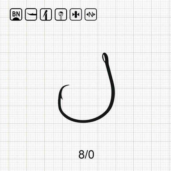 SCORPION CIRCLE WIDE GAPE 8/0 BN / 10шт.
