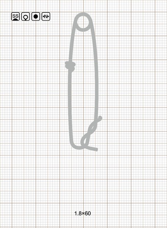 CLOSE EYE SNAP 1.8×60 - SS / 10 шт.