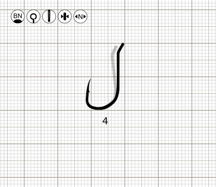 BRATFISHING D-RIG 4 BN / 10 шт.