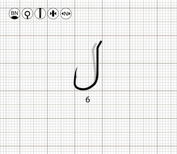 BRATFISHING D-RIG 6 BN / 10 шт.