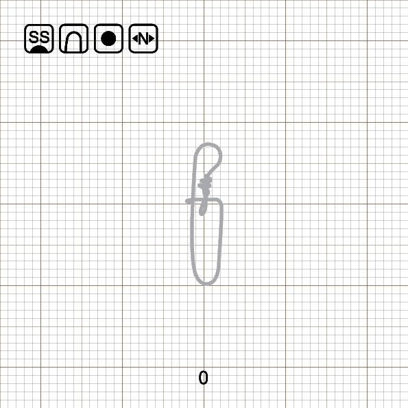 DOUBLE INSURANCE INSIDE LOCK SNAP 0 SS / 10 шт.