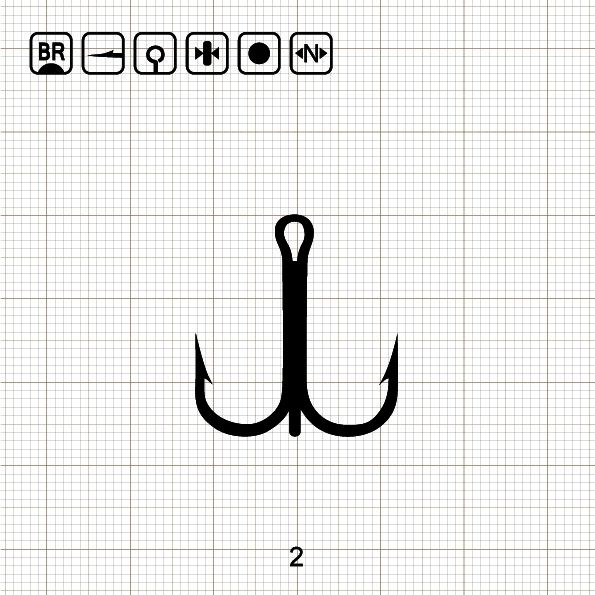 ECONOMY ROUND BEND TREBLE 2 BR / 100 шт.
