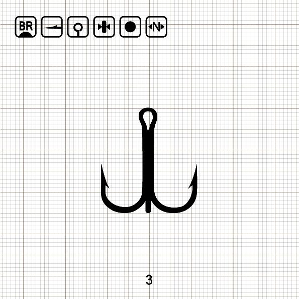 ECONOMY ROUND BEND TREBLE 3 BR / 100 шт.