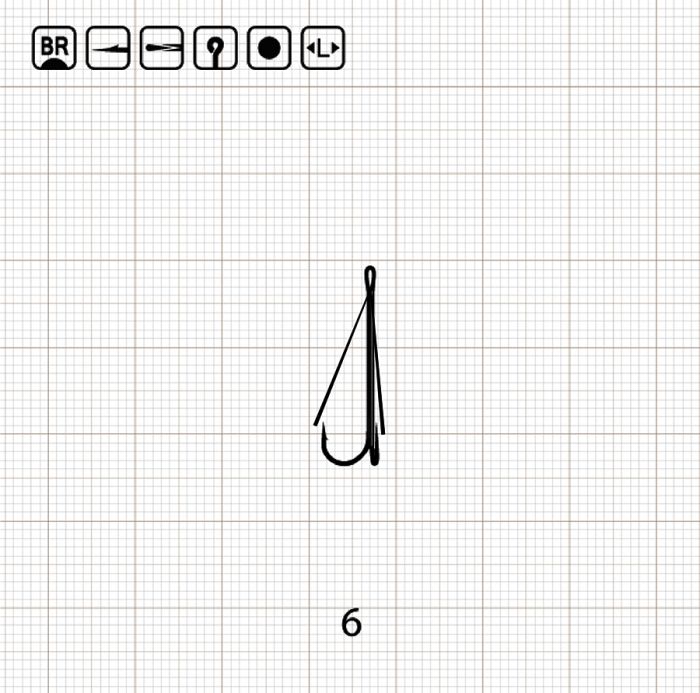 EX LONG SHANK DOUBLE WEEDLESS 6 BR / 100 шт