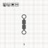 HIGH SPEED DOUBLE ROLLING SWIVELS 3 BN / 10 шт.