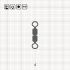 HIGH SPEED DOUBLE ROLLING SWIVELS 4 BN / 10 шт.