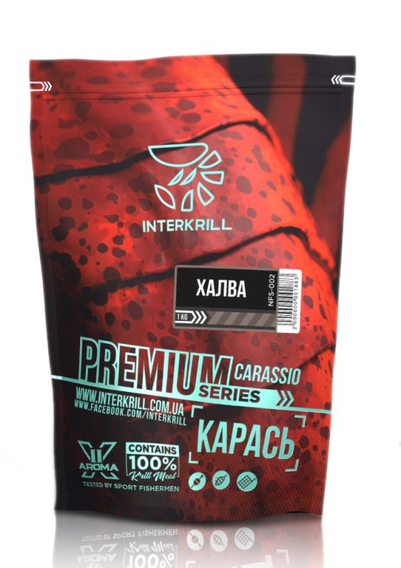 Interkrill, Прикормка Premium Карась - Халва, 1 кг.