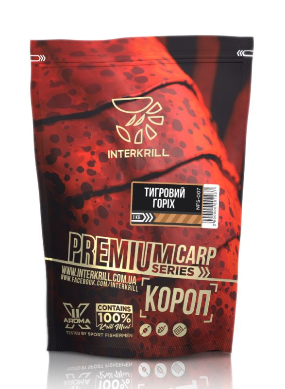 Interkrill, Прикормка Premium Короп - Тигровий Горіх , 1 кг.