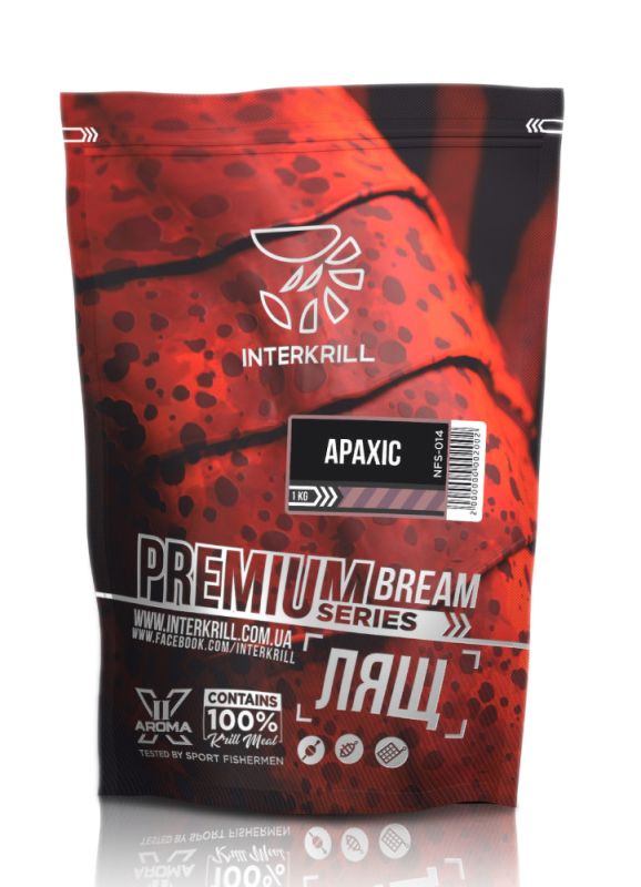 Interkrill, Прикормка Premium Лящ - Арахіс, 1 кг.