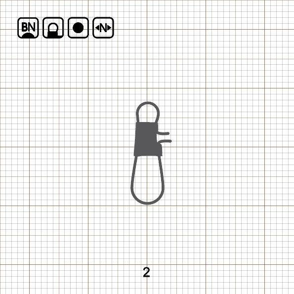 INTERLOCK SNAP 2 BN / 10 шт.